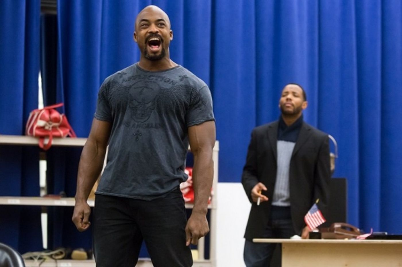 Photo Flash: ROCKY Preps for Broadway Bow: In Rehearsal with Andy Karl, Terence Archie & Margo Seibert  Image