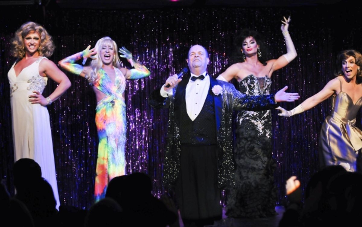 Brad Oscar and cast of PAGEANT at 