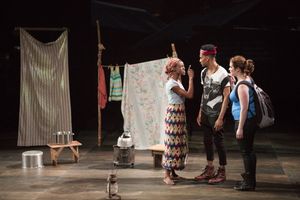 Adeola Rola, Griffin Matthews and Emma Hunton Photo