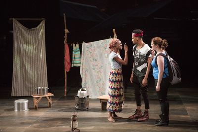 Adeola Rola, Griffin Matthews and Emma Hunton Photo