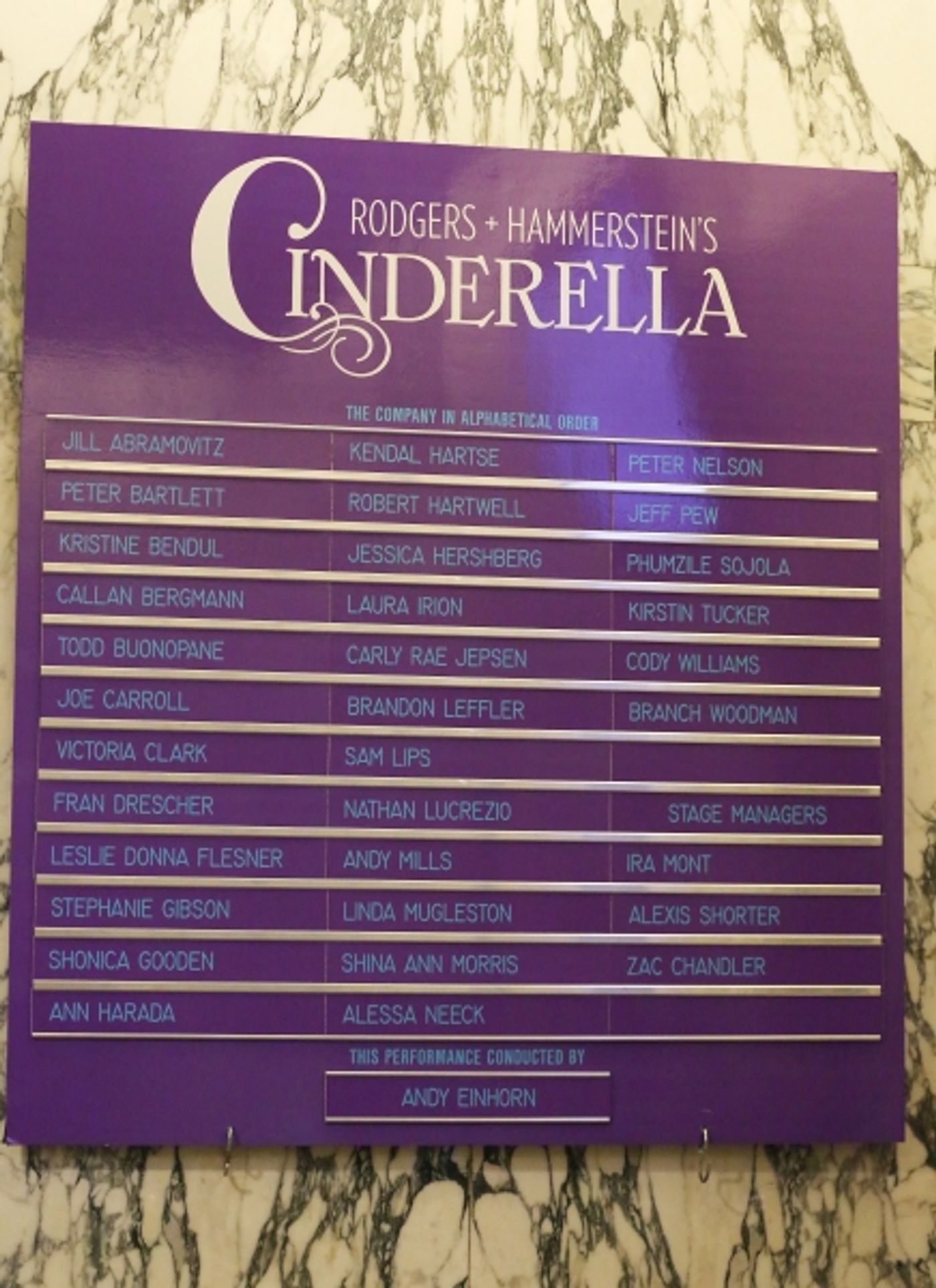 Photo Coverage: A Lovely (Opening) Night! Carly Rae Jepsen and Fran Drescher Debut in CINDERELLA  Image