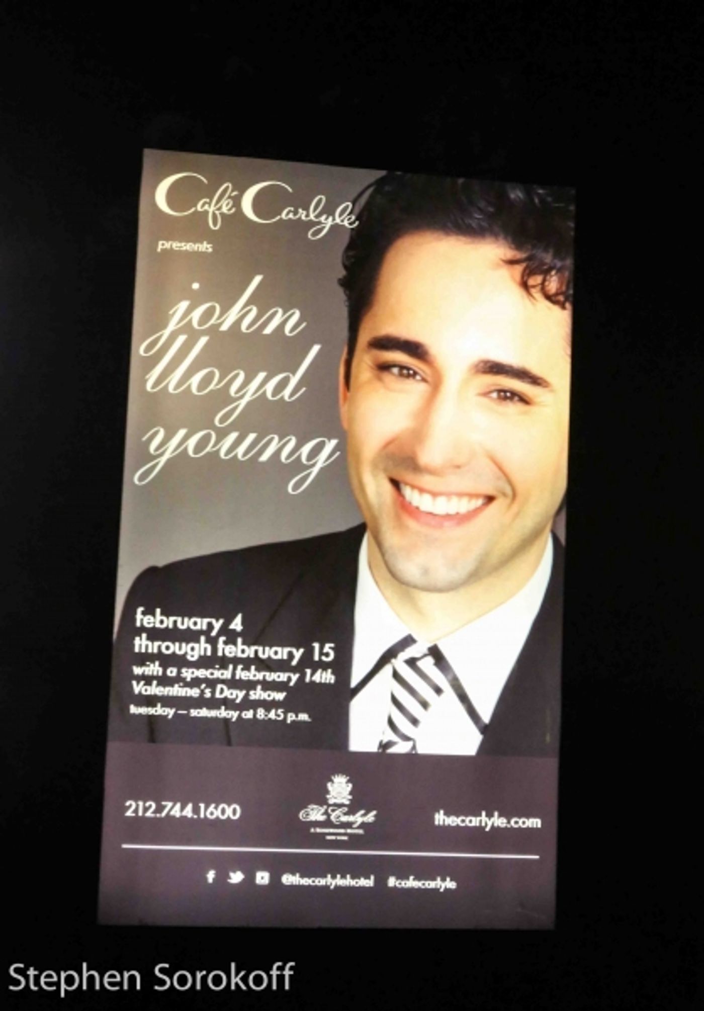 Photo Coverage: John Lloyd Young Returns To Cafe Carlyle! Photo Coverage: John Lloyd Young Returns To Cafe Carlyle! Image