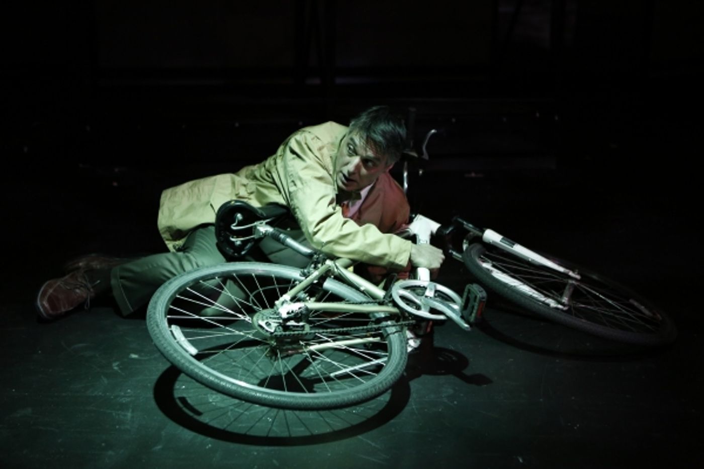 Photo Flash: First Look at Robert Cuccioli & More in BIKEMAN, Now Playing at BMCC Tribeca Performing Arts Center  Image