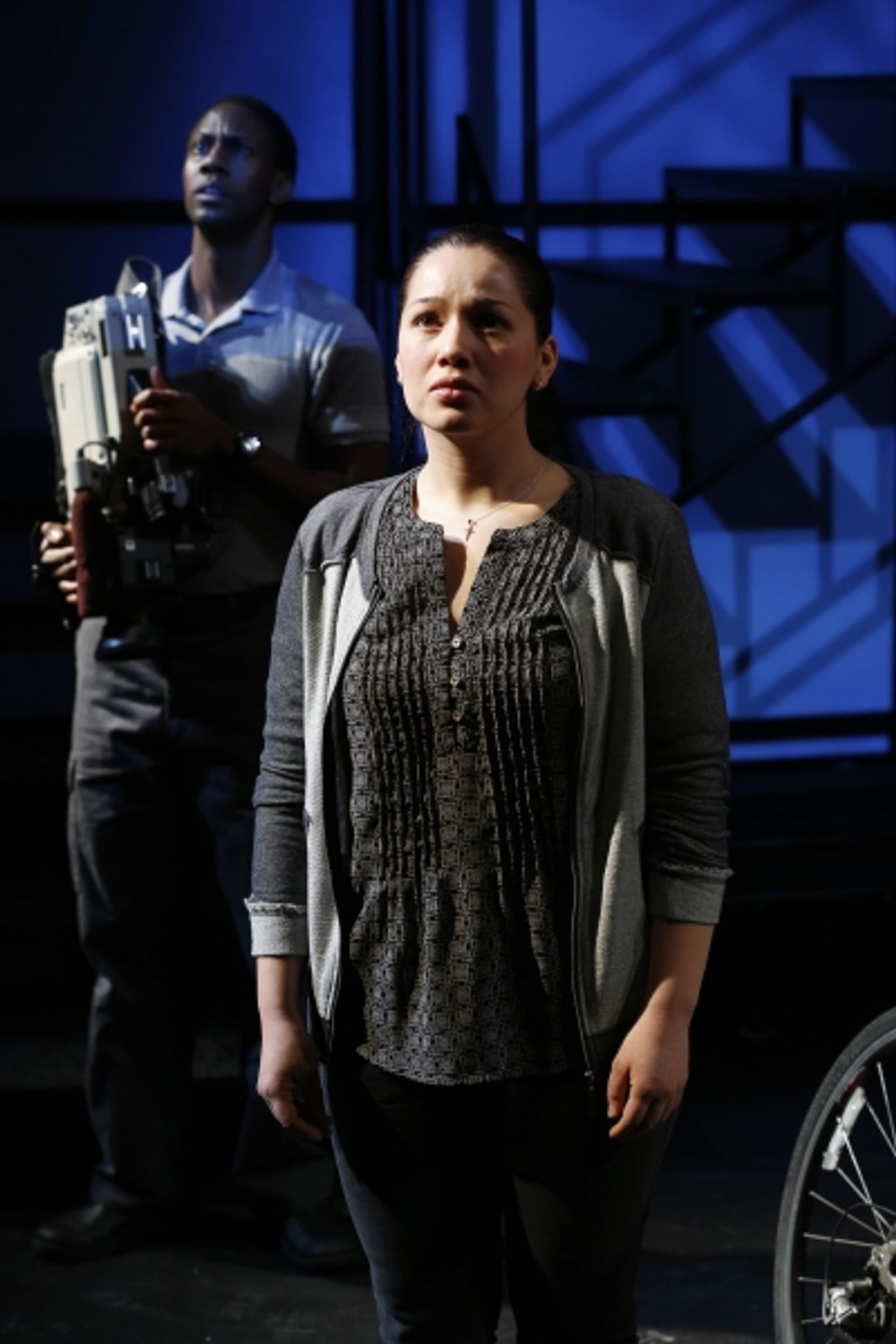 Photo Flash: First Look at Robert Cuccioli & More in BIKEMAN, Now Playing at BMCC Tribeca Performing Arts Center  Image