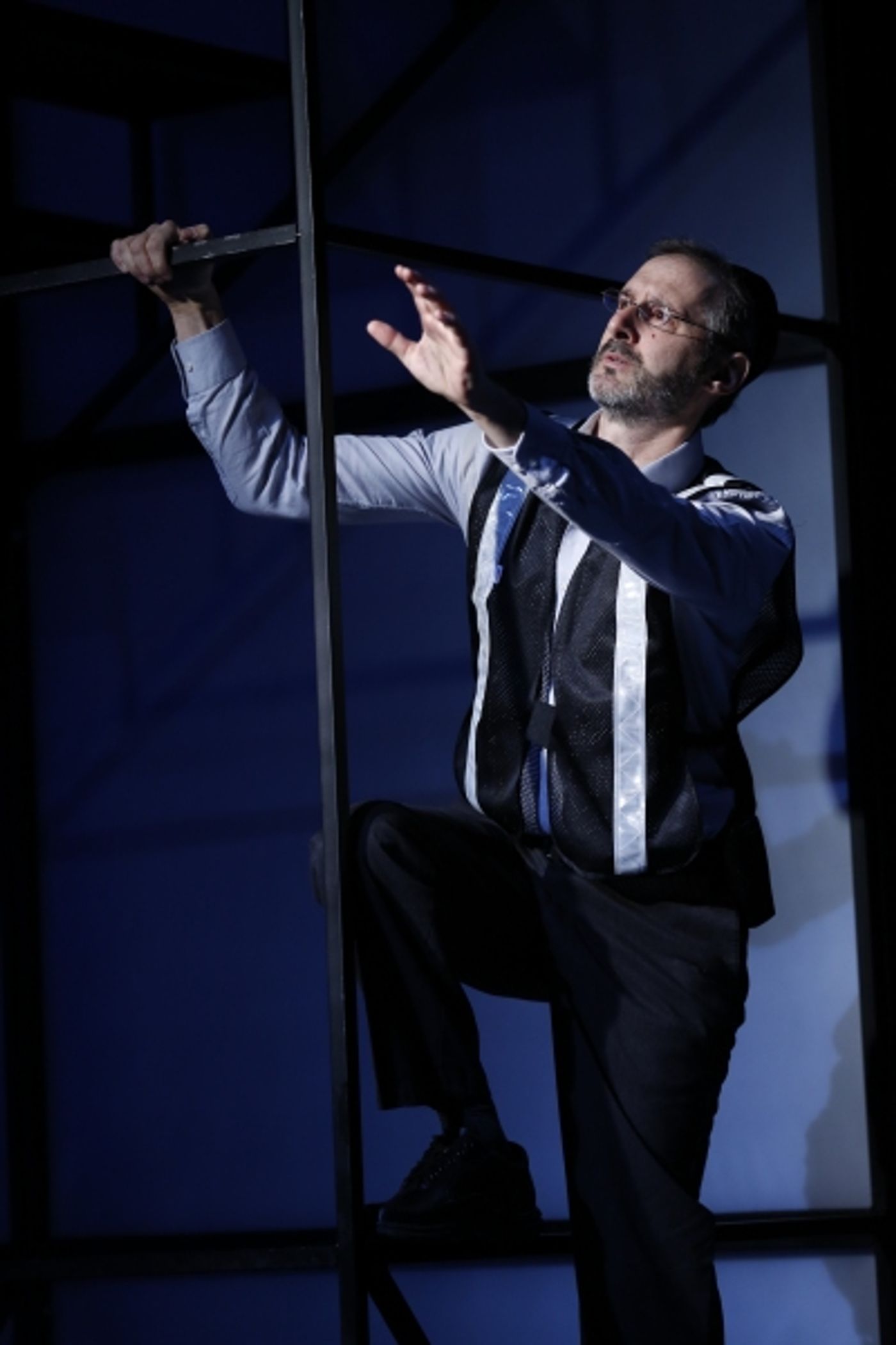 Photo Flash: First Look at Robert Cuccioli & More in BIKEMAN, Now Playing at BMCC Tribeca Performing Arts Center  Image