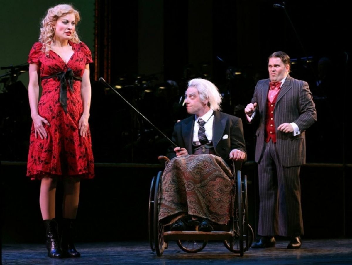 Rachel York, Christian Borle, Robert Creighton at 