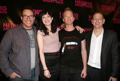 Director Michael Mayer, Lena Hall,Neil Patrick Harris and producer David Binder  Photo