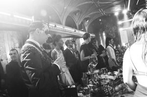 James Aguiar, Giovanna Battaglia, and guests Photo