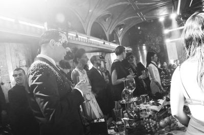 James Aguiar, Giovanna Battaglia, and guests Photo