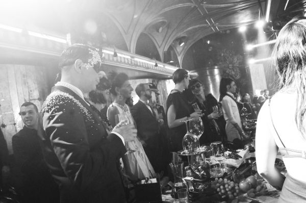 James Aguiar, Giovanna Battaglia, and guests Photo