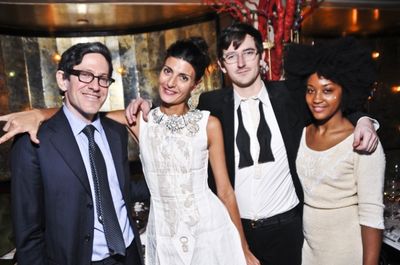 Randy Weiner, Giovanna Battaglia, and guests at Queen of the Night Photo