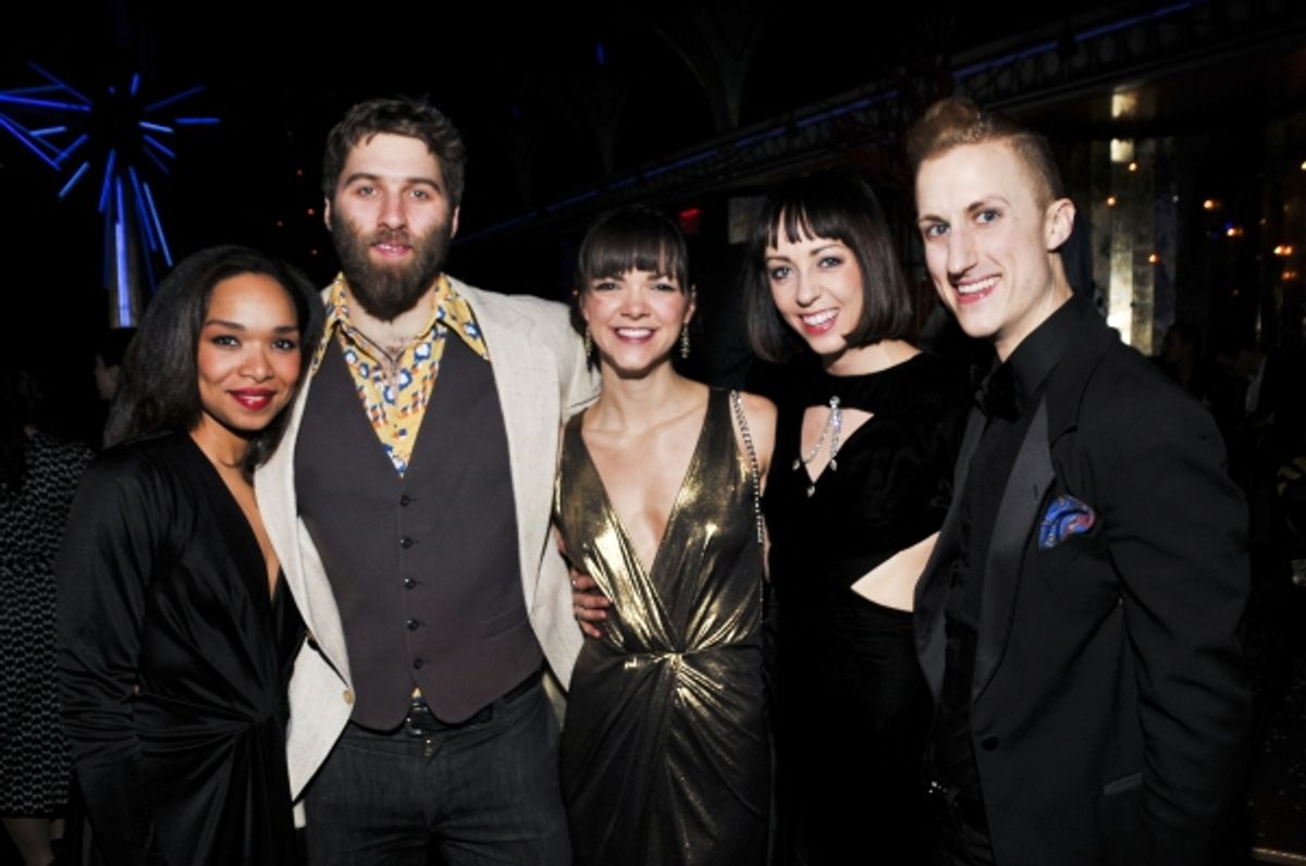 Mayte Natalio, Mason Ames, Katherine Roarty, Emily Palmquist, Clinton Edward at 