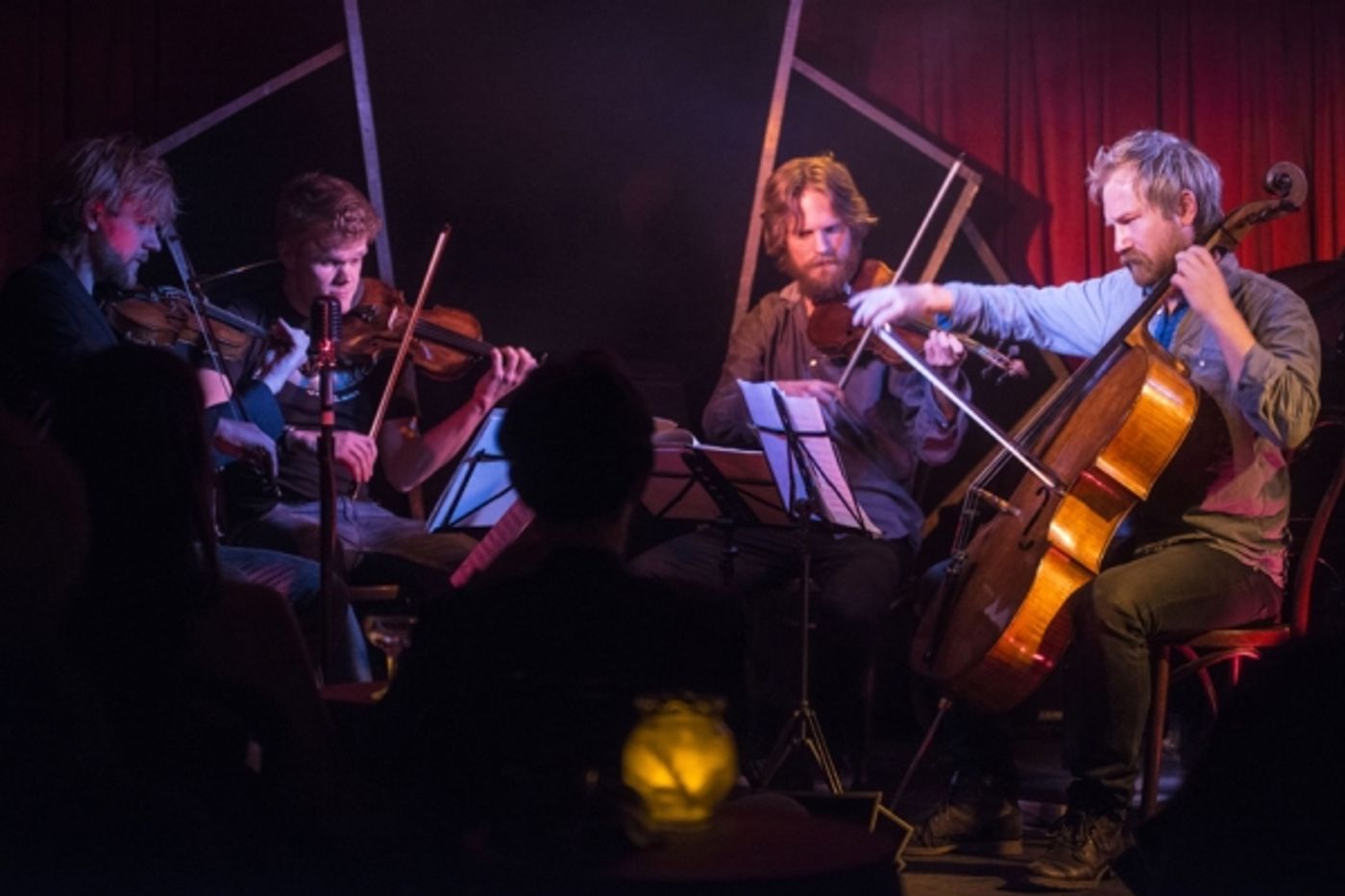 Photo Flash: Danish String Quartet Gives Pop-Up Performance at Manderley Bar Photo Flash: Danish String Quartet Gives Pop-Up Performance at Manderley Bar Image