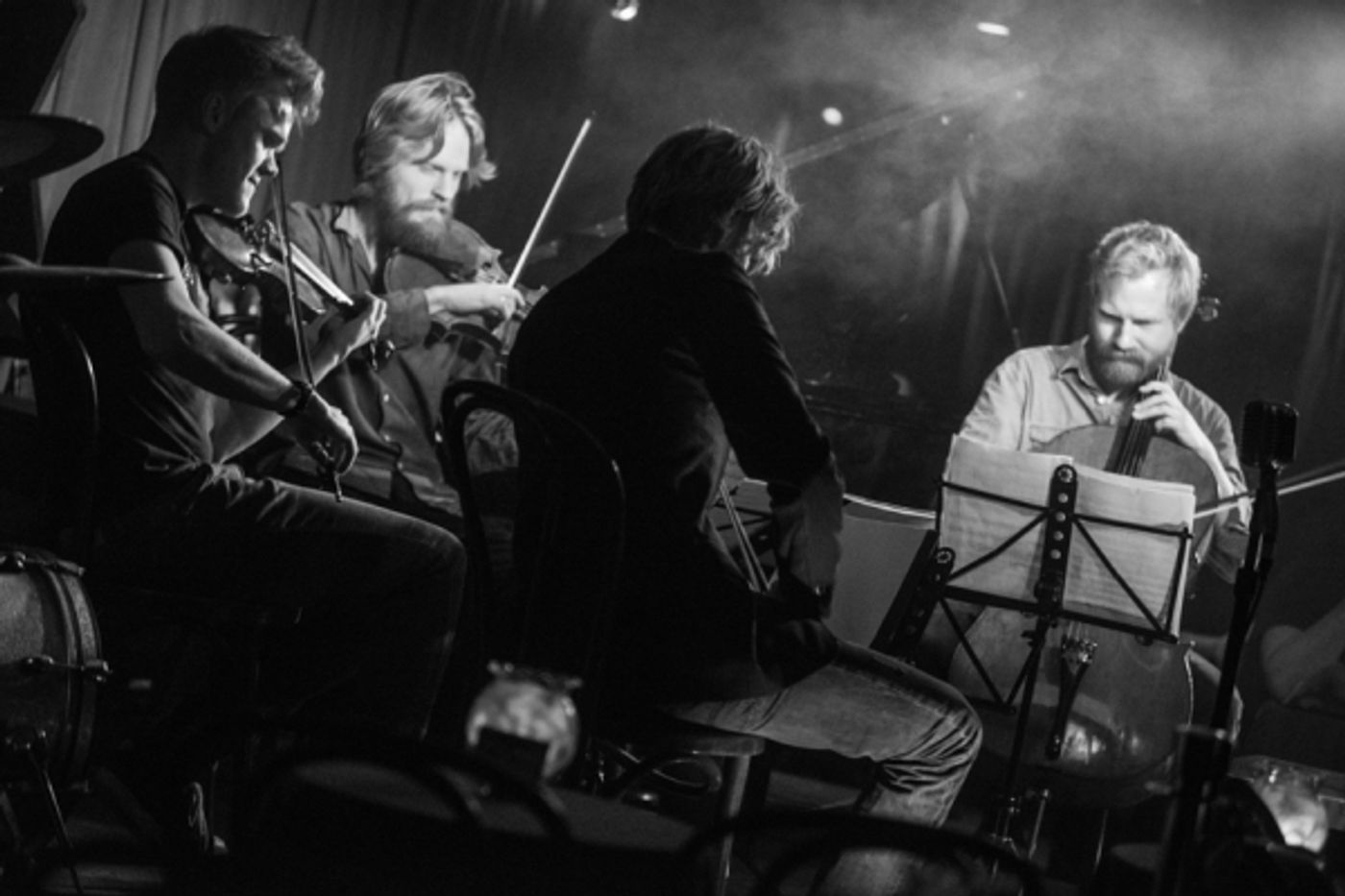 Photo Flash: Danish String Quartet Gives Pop-Up Performance at Manderley Bar Photo Flash: Danish String Quartet Gives Pop-Up Performance at Manderley Bar Image