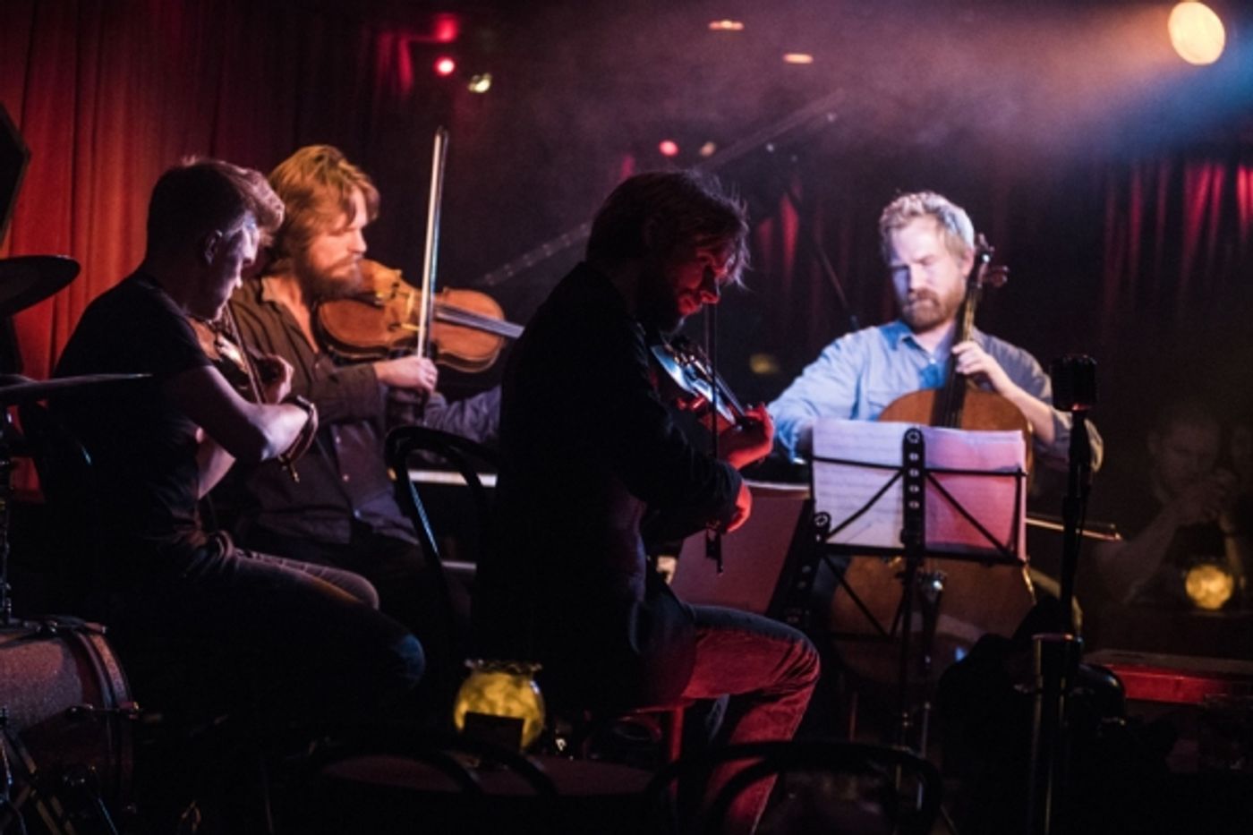 Photo Flash: Danish String Quartet Gives Pop-Up Performance at Manderley Bar Photo Flash: Danish String Quartet Gives Pop-Up Performance at Manderley Bar Image