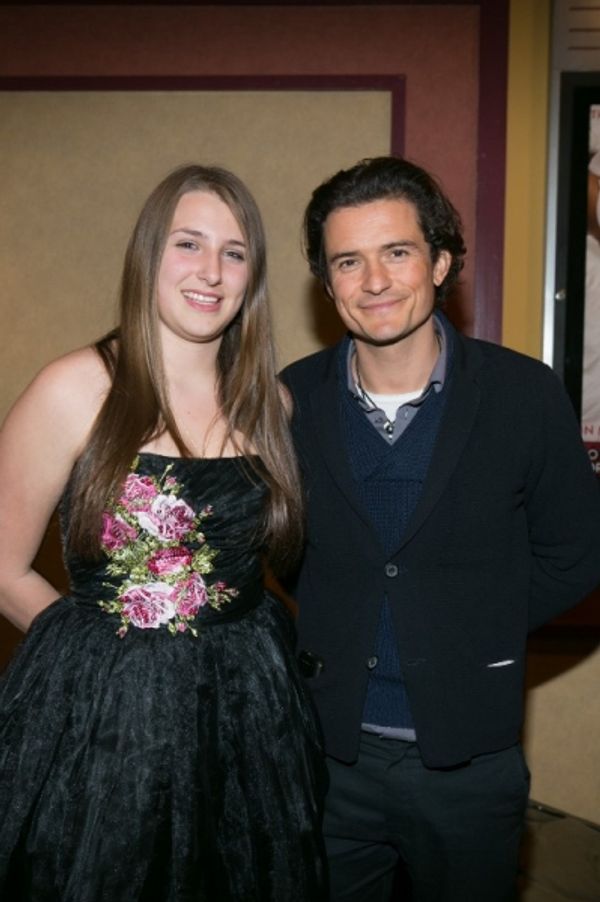 Leah Lane, Orlando Bloom Photo