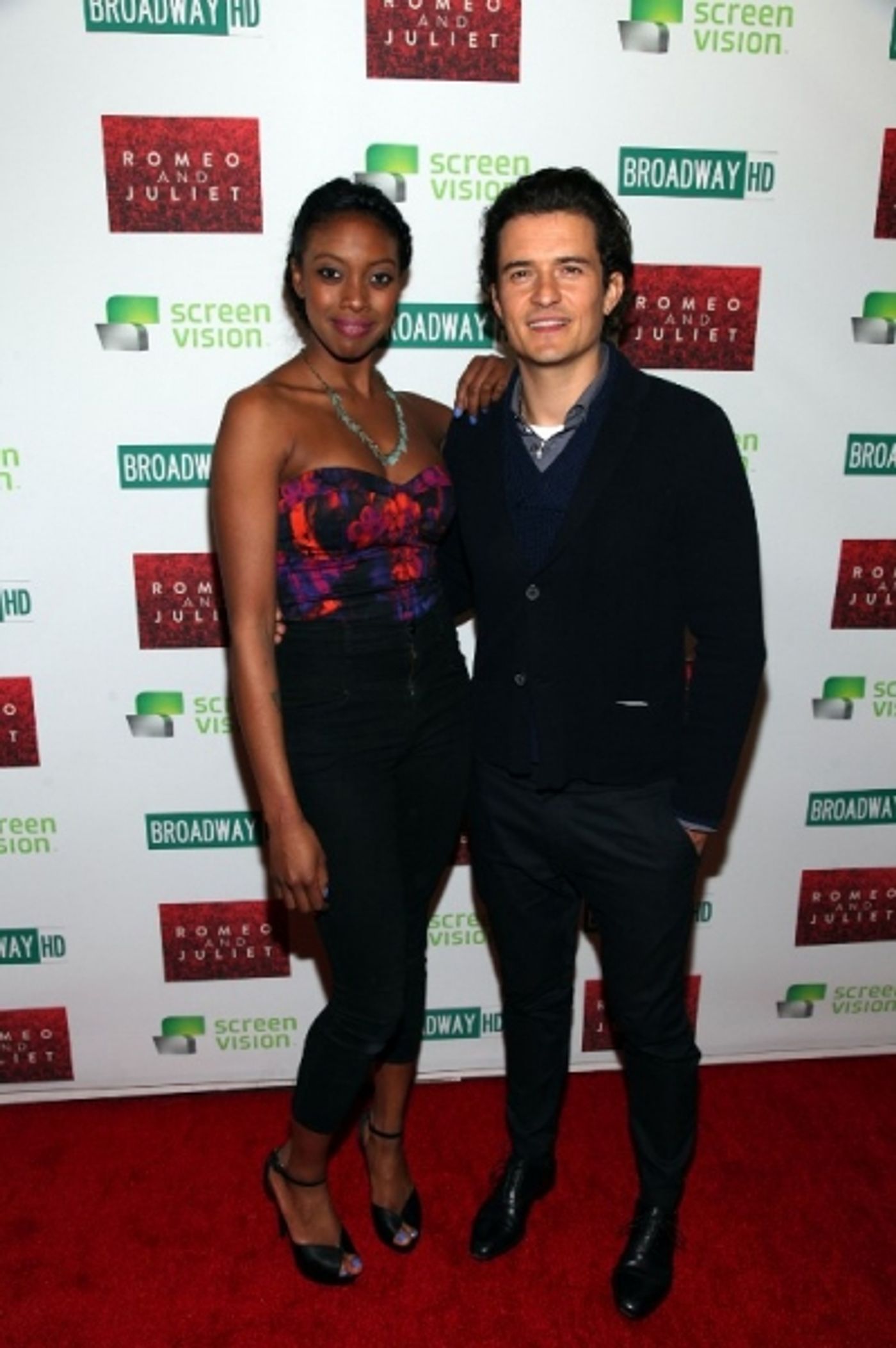 Photo Flash: On the Red Carpet of ROMEO AND JULIET's Big Screen Premiere with Orlando Bloom & Condola Rashad  Image