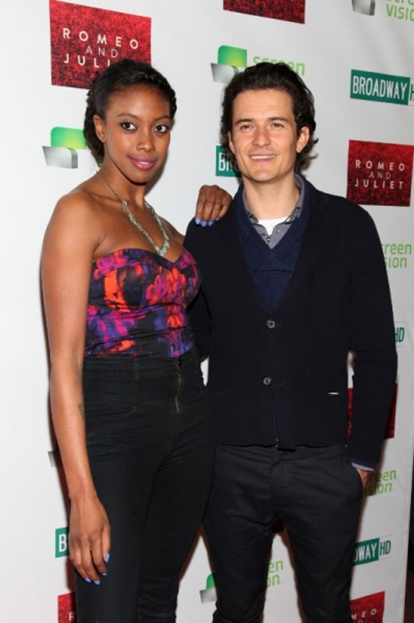 Photo Flash: On the Red Carpet of ROMEO AND JULIET's Big Screen Premiere with Orlando Bloom & Condola Rashad  Image