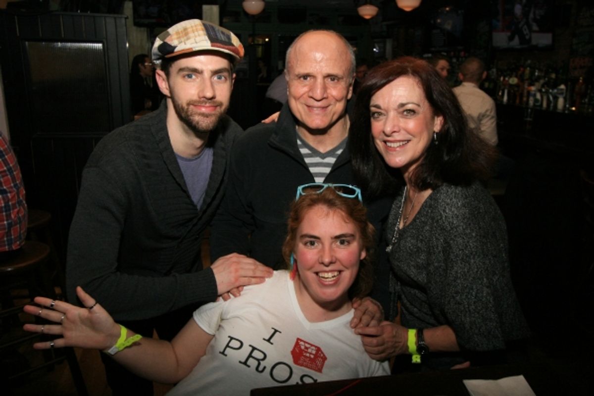 Tom White, Bruno Iannone, Deborah Tranelli, Liz Peak (front) at 