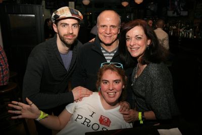 Tom White, Bruno Iannone, Deborah Tranelli, Liz Peak (front) Photo