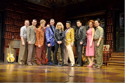 Pia Zadora with the Las Vegas Company of MILLION DOLLAR QUARTET Photo