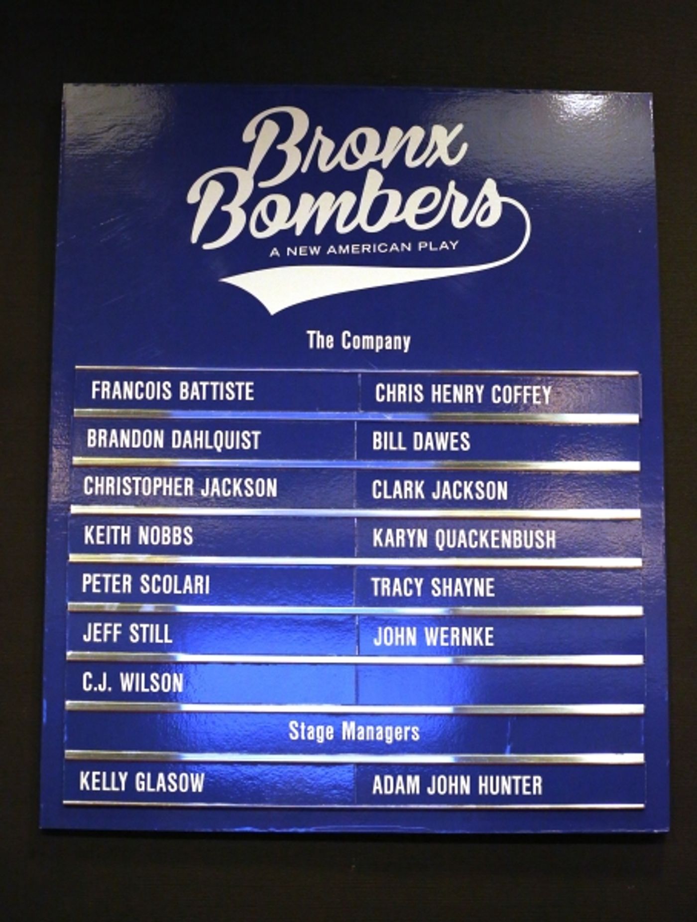 Photo Coverage: Yankees Arrive on Broadway- BRONX BOMBERS Takes Opening Night Bows!  Image