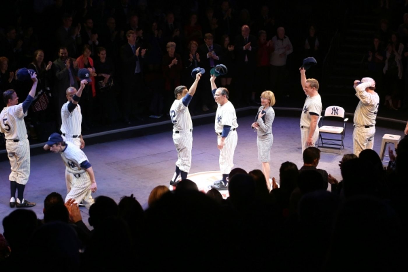 Photo Coverage: Yankees Arrive on Broadway- BRONX BOMBERS Takes Opening Night Bows!  Image