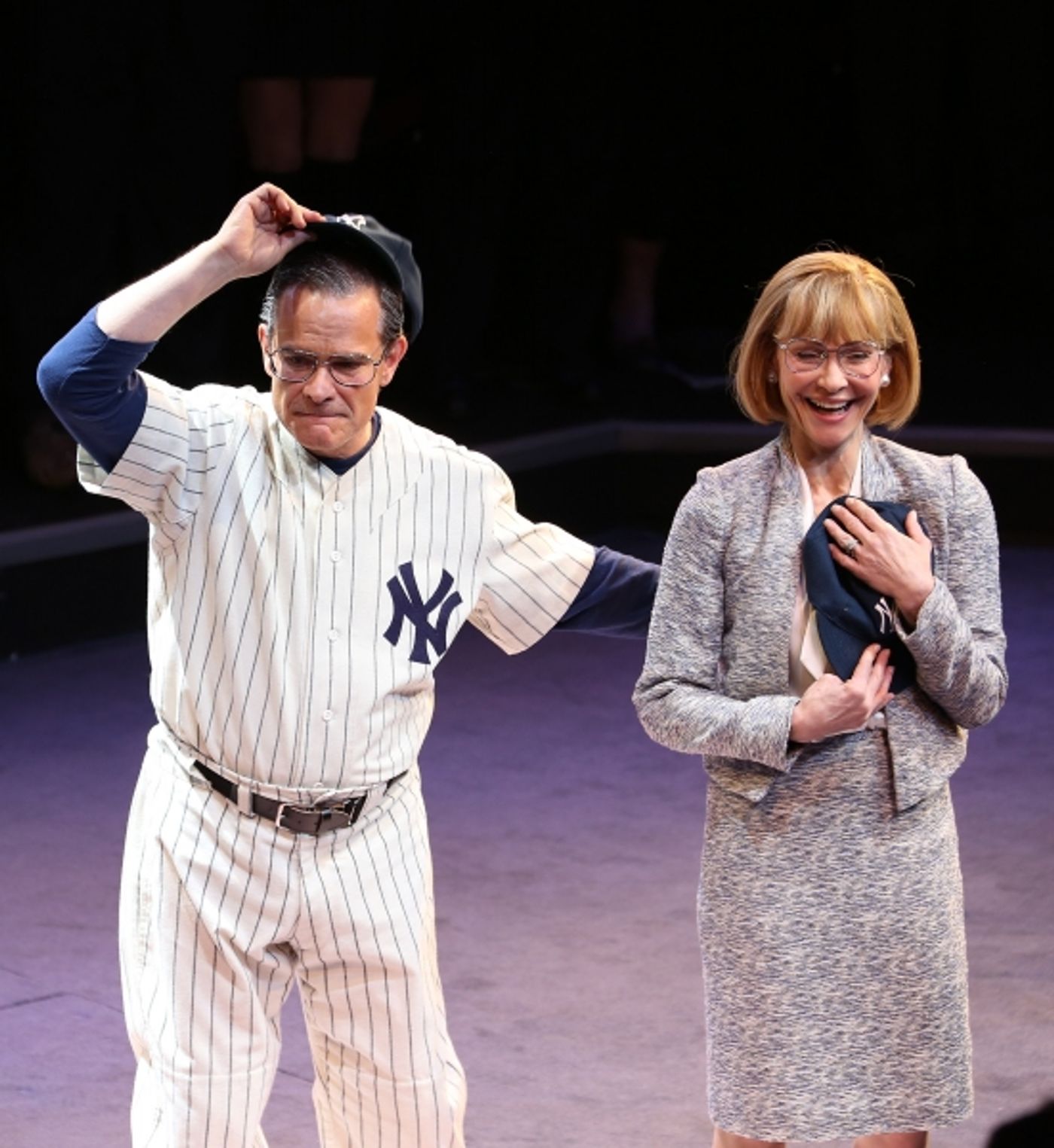Photo Coverage: Yankees Arrive on Broadway- BRONX BOMBERS Takes Opening Night Bows!  Image