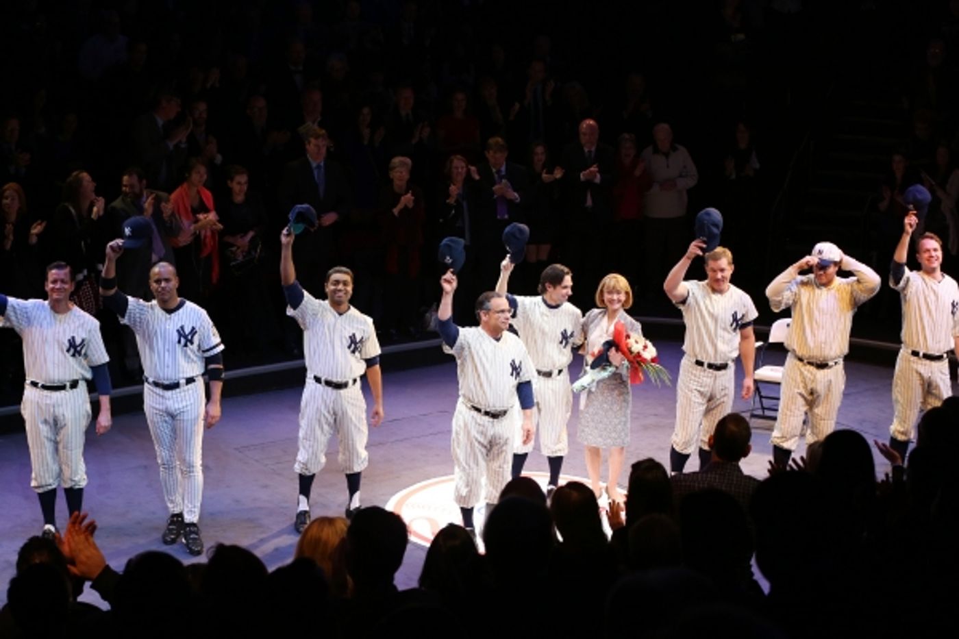 Photo Coverage: Yankees Arrive on Broadway- BRONX BOMBERS Takes Opening Night Bows!  Image