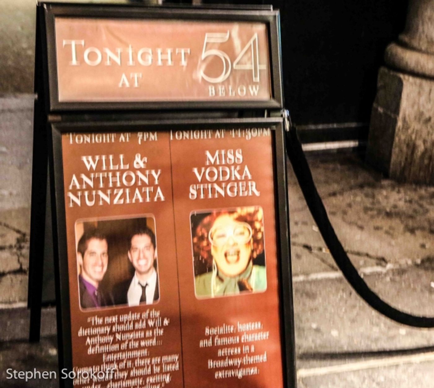 Photo Coverage: Will & Anthony Nunziata Return to 54 Below Photo Coverage: Will & Anthony Nunziata Return to 54 Below Image