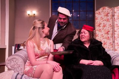 Jessica Alex, Kevin Sosbe as Victor Velasco, and M.J. Hartell as Corie''s Mother, Eth Photo