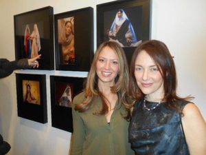 Beth McNeill and artist Nika Nesgoda Photo