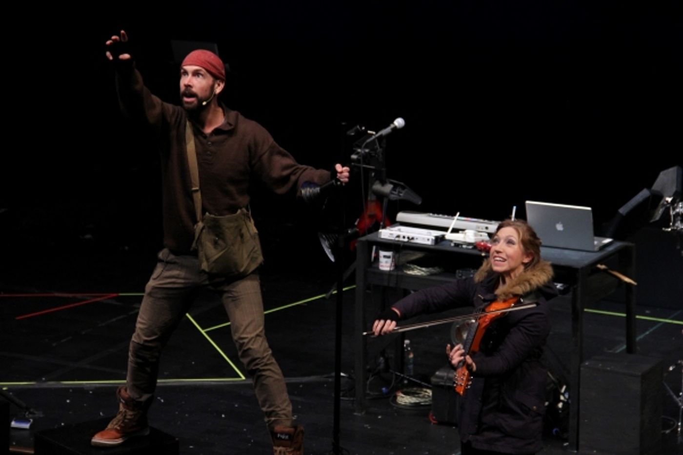 Photo Flash: Valerie Vigoda and Wade McColllum in ACT's ERNEST SHACKLETON LOVES ME  Image