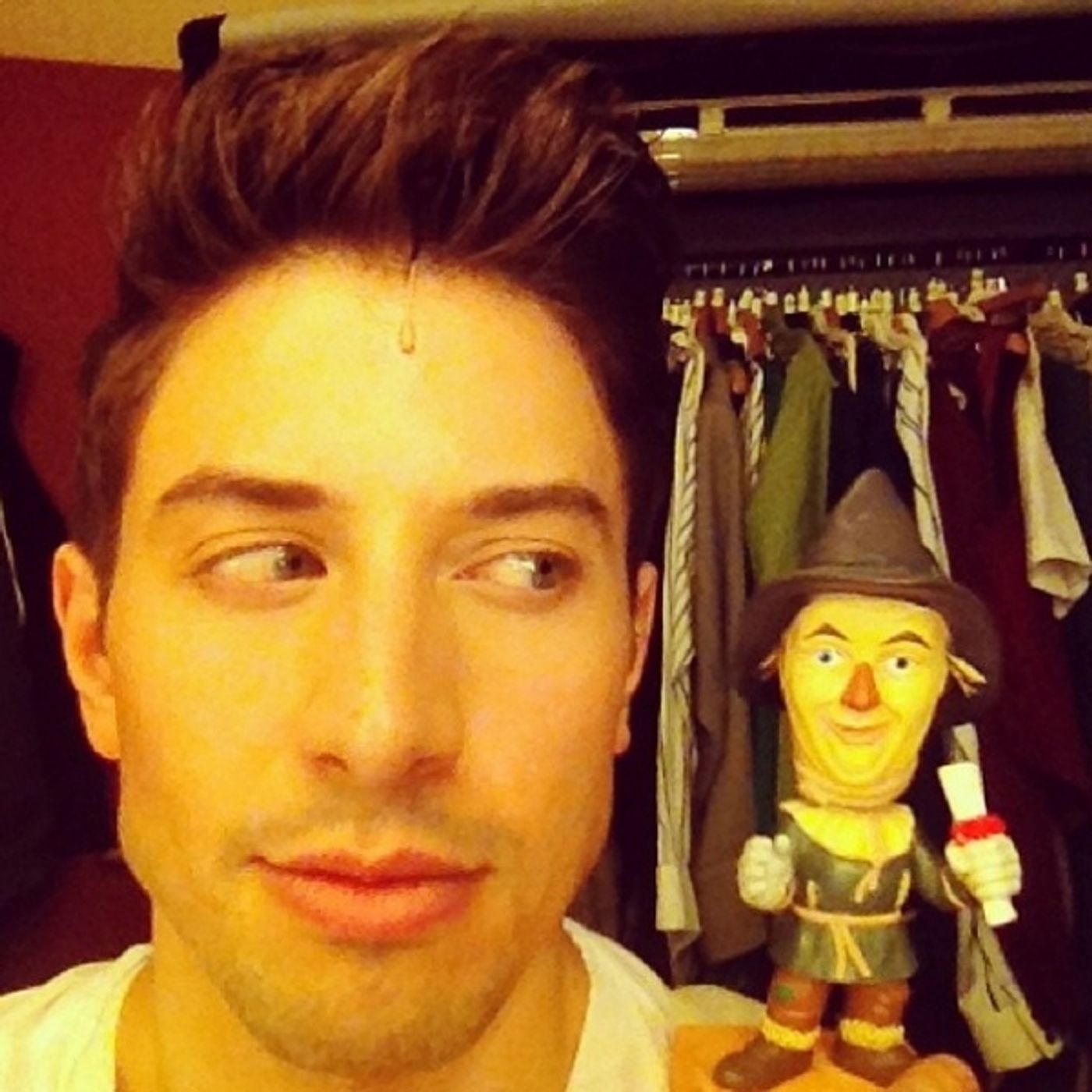 Photo Flash: Saturday Intermission Pics, Feb 8 - Cast Member Does Double Duty in PAGEANT and BEAUTIFUL, Plus BRIDGES and More!  Image