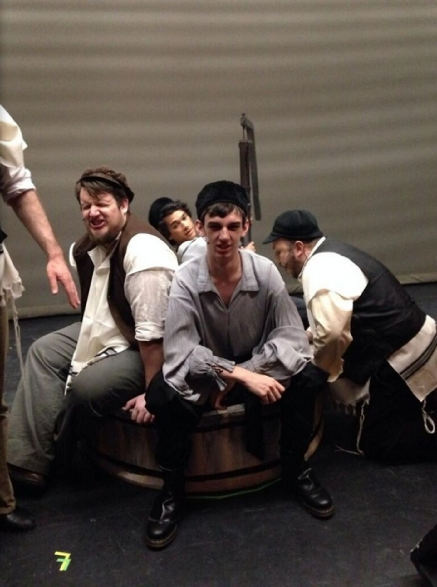 Photo Flash: Saturday Intermission Pics, Feb 8 - Cast Member Does Double Duty in PAGEANT and BEAUTIFUL, Plus BRIDGES and More!  Image