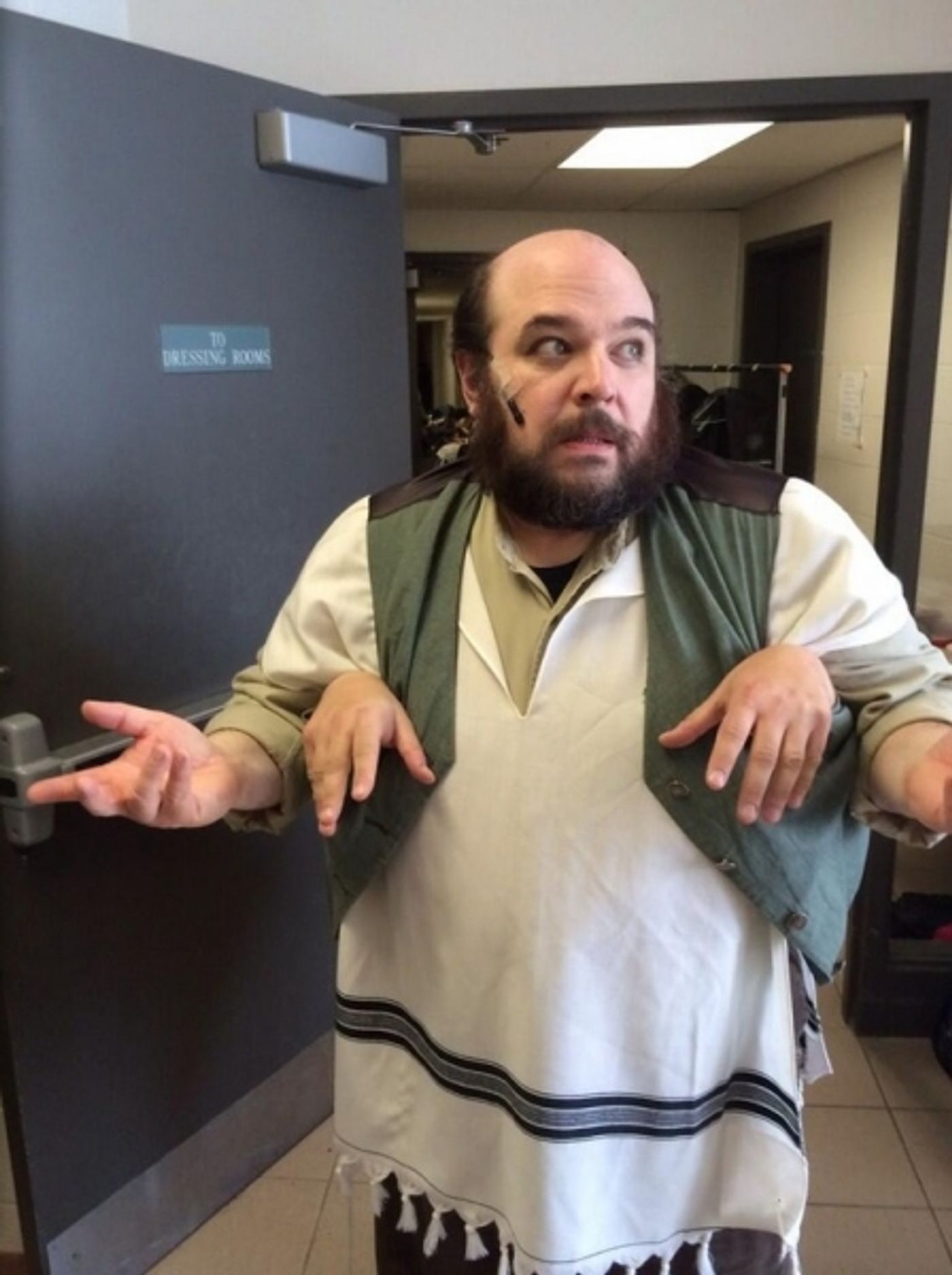 Photo Flash: Saturday Intermission Pics, Feb 8 - Cast Member Does Double Duty in PAGEANT and BEAUTIFUL, Plus BRIDGES and More!  Image