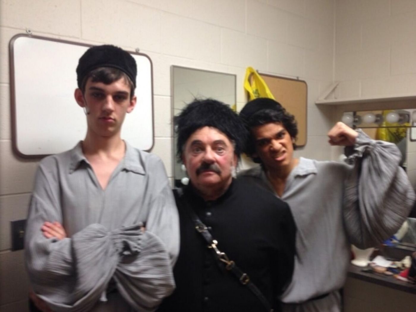 Photo Flash: Saturday Intermission Pics, Feb 8 - Cast Member Does Double Duty in PAGEANT and BEAUTIFUL, Plus BRIDGES and More!  Image