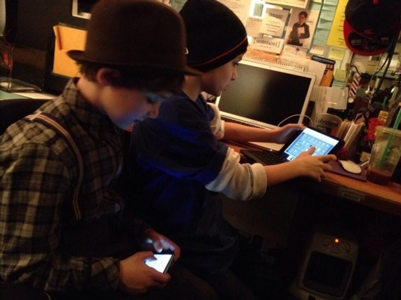 Photo Flash: Saturday Intermission Pics, Feb 8 - Cast Member Does Double Duty in PAGEANT and BEAUTIFUL, Plus BRIDGES and More!  Image