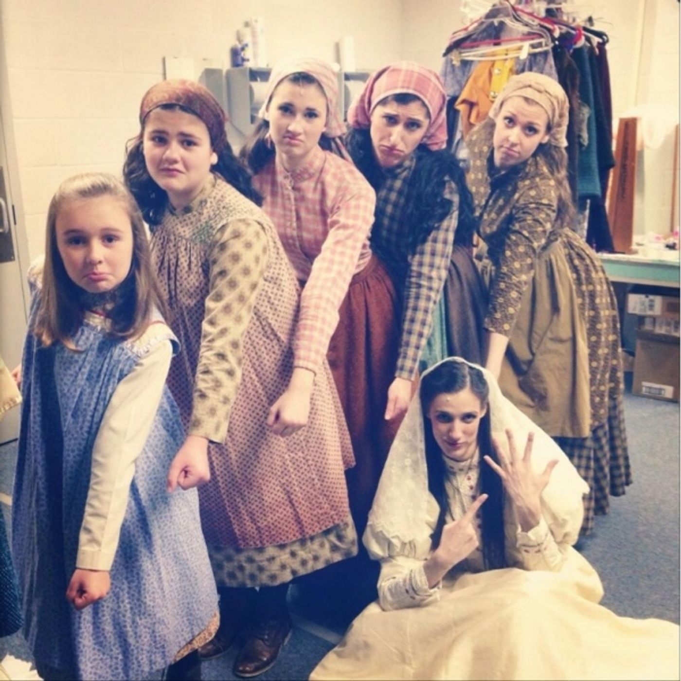 Photo Flash: Saturday Intermission Pics, Feb 8 - Cast Member Does Double Duty in PAGEANT and BEAUTIFUL, Plus BRIDGES and More!  Image