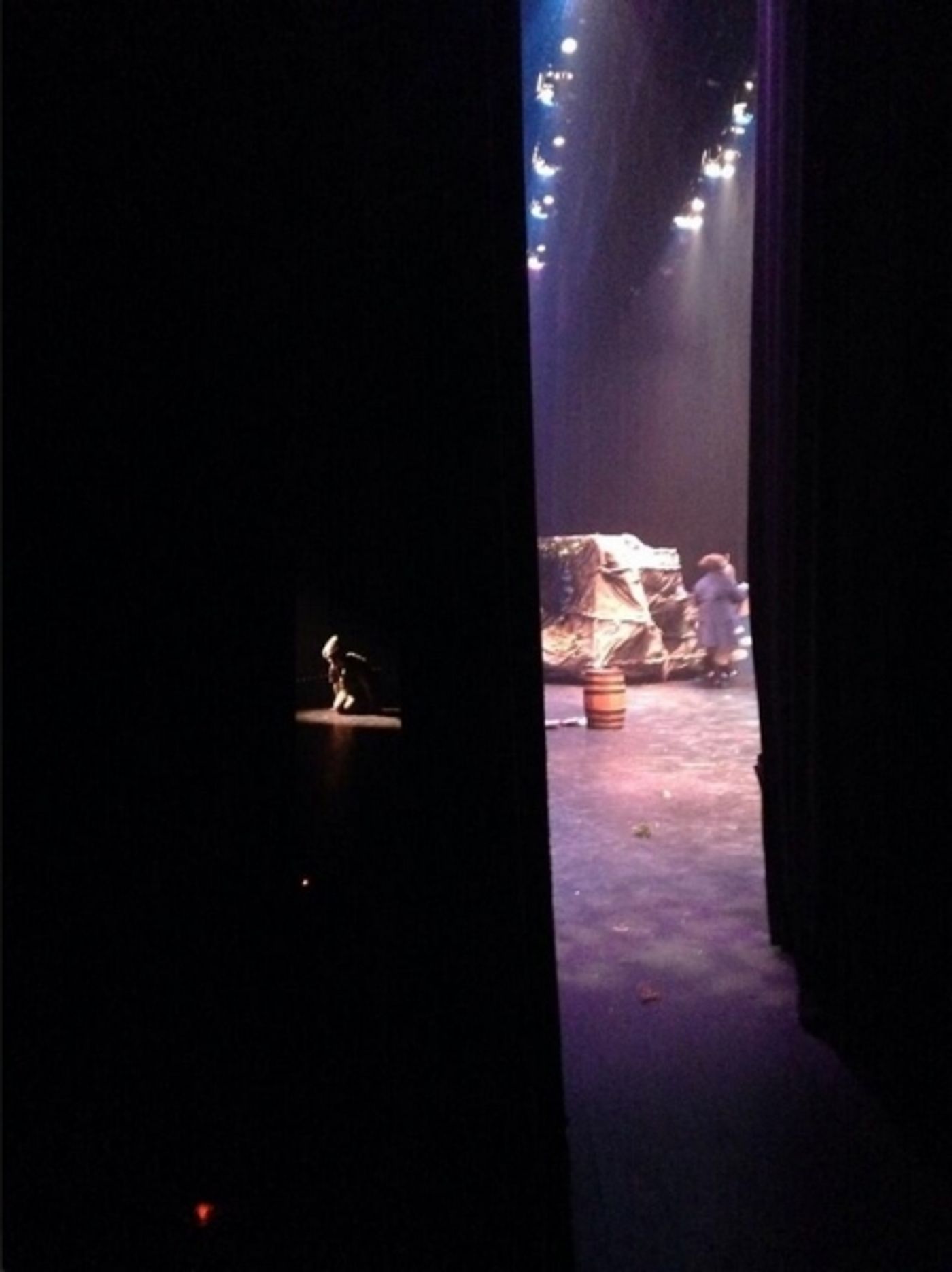 Photo Flash: Saturday Intermission Pics, Feb 8 - Cast Member Does Double Duty in PAGEANT and BEAUTIFUL, Plus BRIDGES and More!  Image