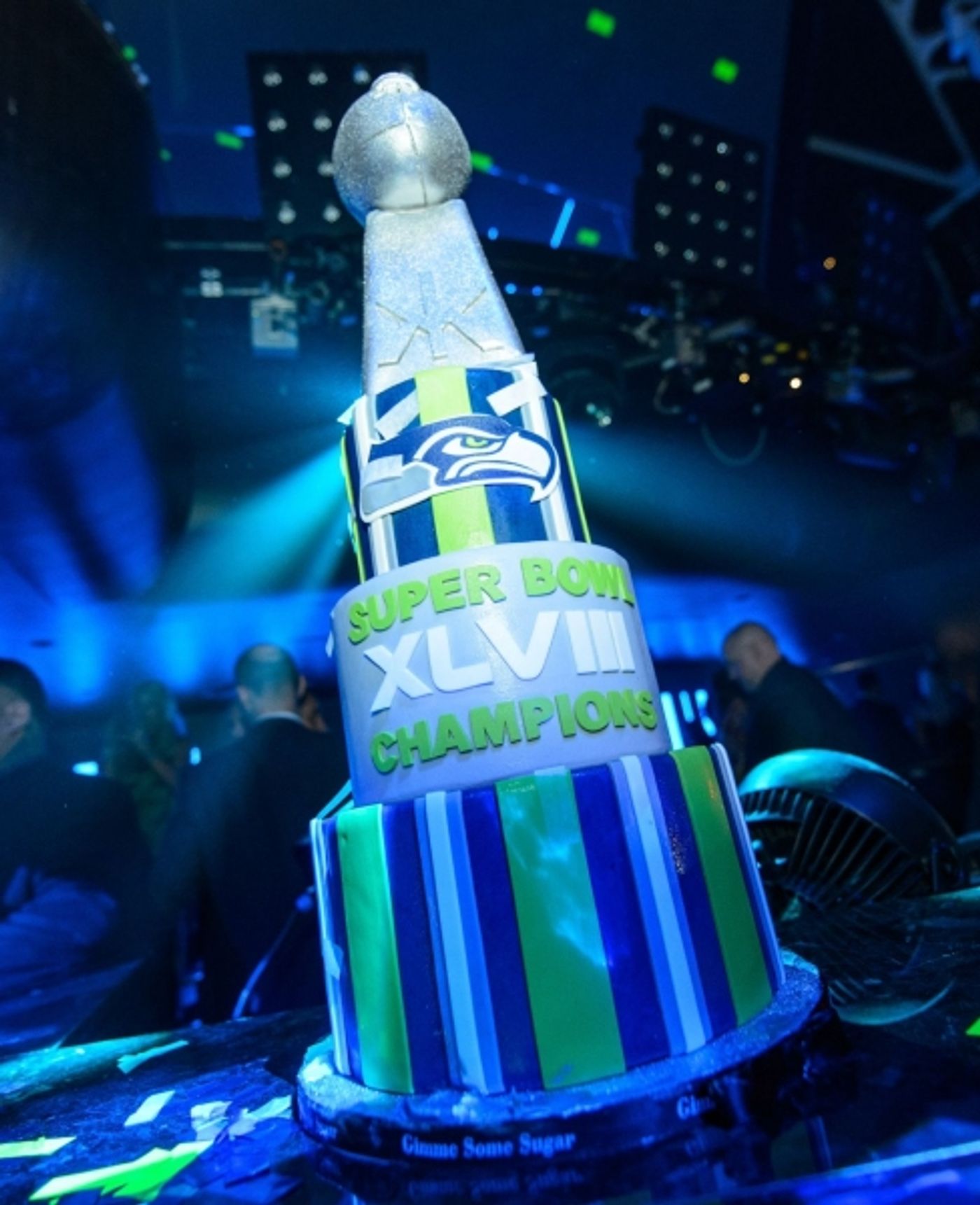 Photo Flash: Seattle Seahawks Celebrate at Hakkasan Nightclub and Jason Statham Parties with Calvin Harris - Friday, Feb. 7  Image