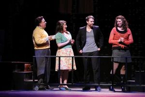 Curt Crespino as Peter, Lyndsey Agron as Susan, Joel Morrison as Bobby, Samantha Agron as Marta @ BroadwayWorld Curt Crespino as Peter, Lyndsey Agron as Susan, Joel Morrison as Bobby, Samantha Agro Photo