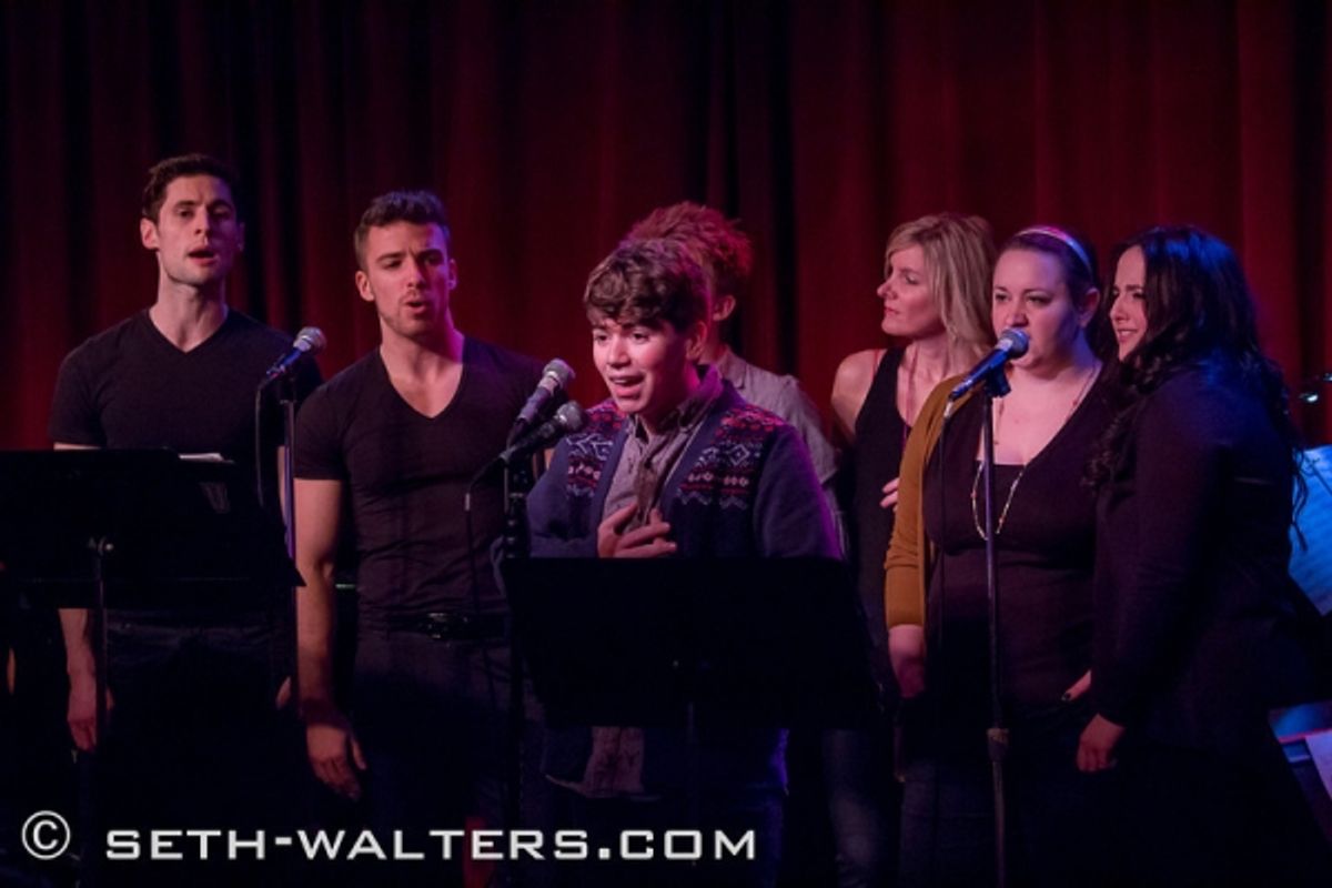 Mike Schwitter, Anthony Crouchelli, Noah Galvin, Jessica Hendy, Julie Galorenzo, Morgan Assante at 