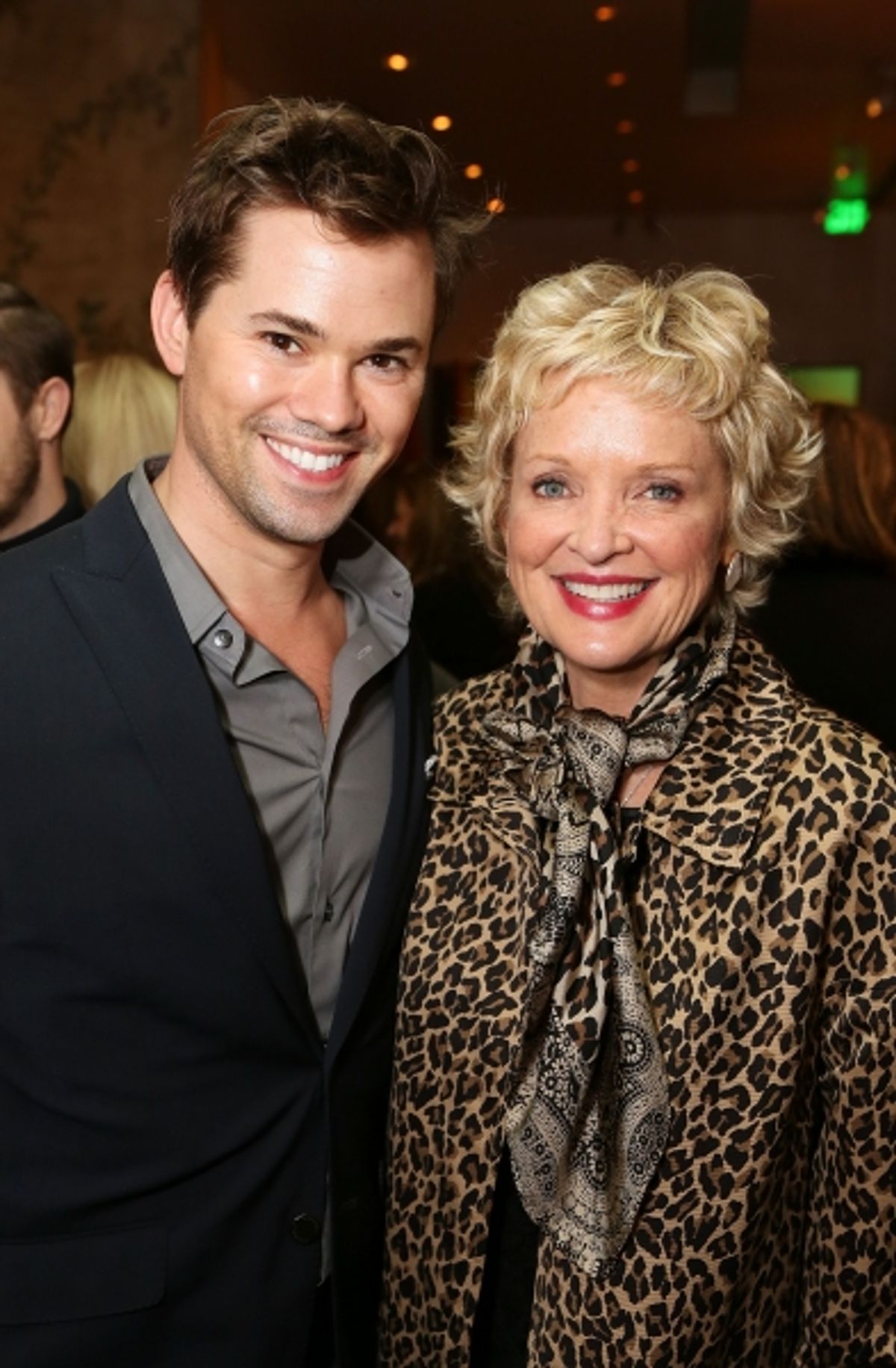 Andrew Rannells, Christine Ebersole at 