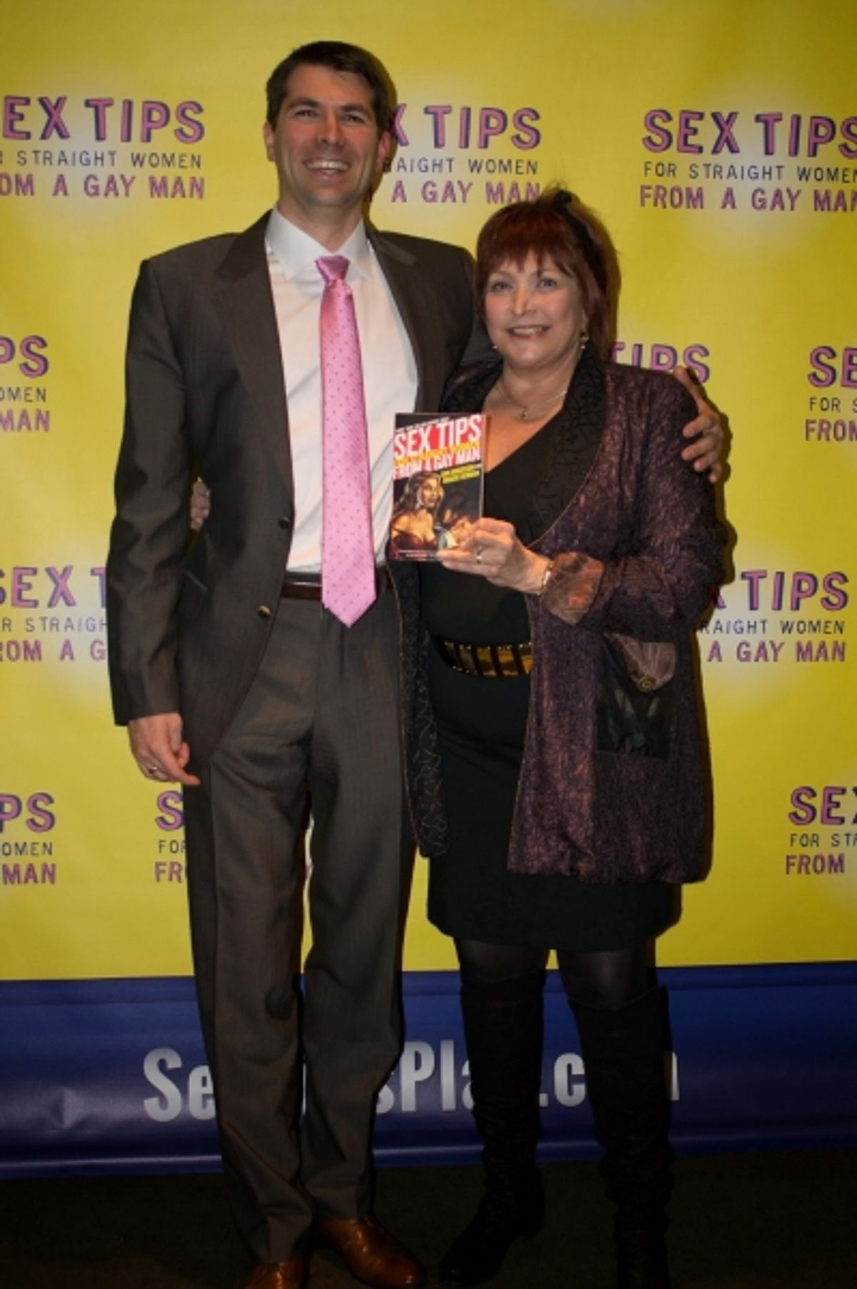 Playwright/producer Matt Murphy with Maggie Berman (co-author of the book on which the show is based). at 