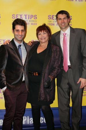 Director Tim Drucker, Maggie Berman (co-author of the book on which the show is based Photo