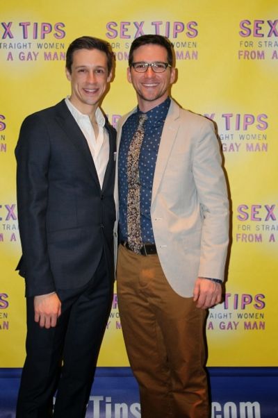 Jason Michael Snow and boyfriend, director Christopher David Murrah. Photo