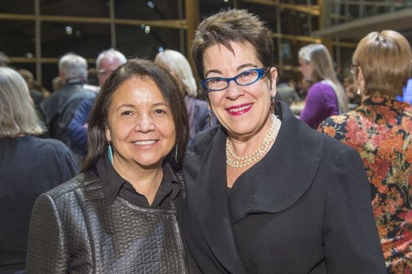 Suzanne Blue Star Boy and Artistic Director Molly Smith  Photo