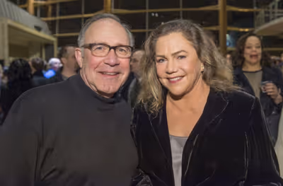 Rick Foucheux and Kathleen Turner Photo