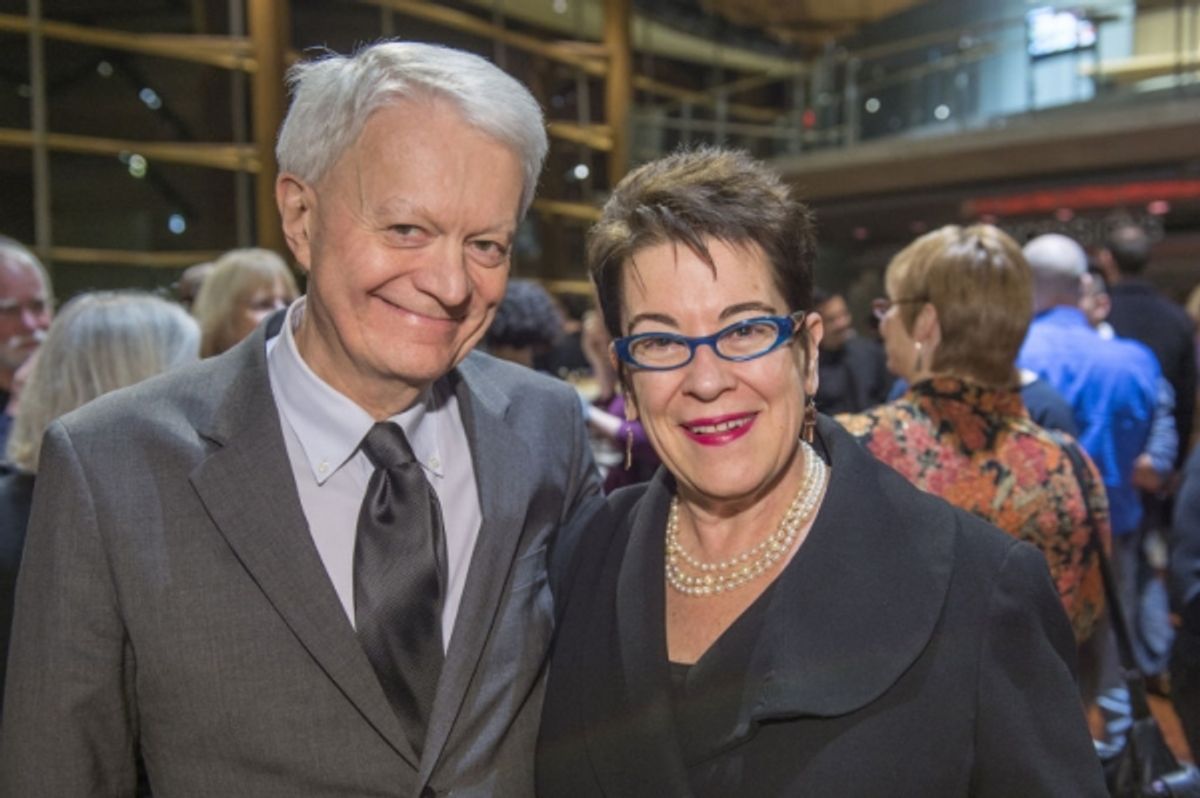 Dramaturg Mark Bly and Artistic Director Molly Smith  at 